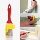 kit4 Pincel pintura recorte canto parede teto trincha 21x4cm não solta pelo cerda uso profissional - mercado variedades