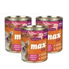 kitC/3 Ração Úmida Max Cães Adultos Cordeiro Frango 280g