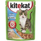 Kitekat Sachê para Gato Adulto - Peixe ao Molho 70g / kits disponíveis