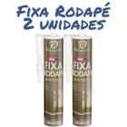 Kits Colas Rodapé Roda Teto Moldura Sanca Fixa Cola Ultra Cor Branco 400g