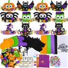 Kits de artesanato de bandanas de Halloween Winlyn 24 conjuntos para crianças