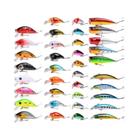 Kits de Iscas de Pesca Realistas - Crankbait, Minnow, Popper e Wobbler