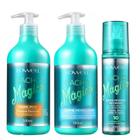 Kitt Lowell Cacho Mágico Shampoo 500ml + Creme Modelador 500ml + Ativador de Cachos 200ml