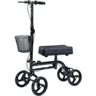 Knee Walker WINLOVE Black Steerable Roller Scooter com cesta