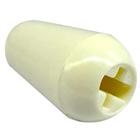 Knob encaixe chave 3 e 5 posições guitarra strat Branco creme