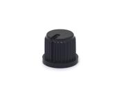 Knob Estriado - Preto - AD-208 - Adelmetal - Multcomercial