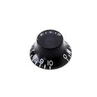 Knob Plástico Instrumentos (4 Unidades) Spirit KLS-BK - Spirit guitar p