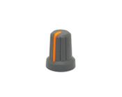 Knob Rotativo D.I CT com Filete - Cinza/Laranja - 5208 - ST COM