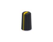 Knob Rotativo D.I. HS Pequeno - Preto/Amarelo - 5176 - STCOM - Multcomercial