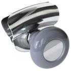 Knob Universal Para Volante Em Aço Inox Cinza