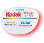 Kodak Airwear Precise Uhd Crizal Prevencia Blue Uv