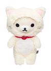 Korilakkuma San-X Original em Uma Fantasia branca de gato fofo