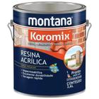 Koromix Resina Acrílica Incolor Fosca 3,6L -  33C6118815 - Montana - Unitário