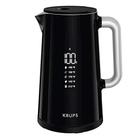 KRUPS BW801852 Smart Temp Digital Kettle: Prepare chá e café. Interior Inoxidável Completo e Segurança Off, 1,7 Litro, Preto