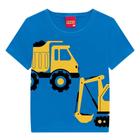 Kyly Camiseta Infantil Menino Caminhao Azul