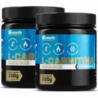 L-Carnitina em Pó 200g Growth Supplemetns Kit 2 Potes