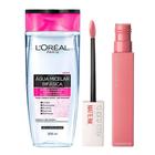 L'Oréal Paris + Maybelline Kit - Água Micelar Bifásica + Batom Líquido Longa Duração Dreamer