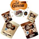 La Ganexa Kit 2 Pasta de amendoim 450g Zero Açucar Chocolate Branco+1Sabor