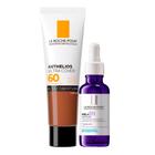 La Roche-Posay Kit - Sérum Facial + Protetor Solar Facial FPS60 Cor 6.0 para Rejuvenescimento Facial