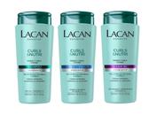 Lacan Curls e Nutri Kit Shampoo+Cond+Leave-in Modelador