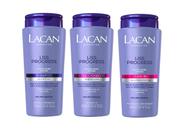 Lacan Kit Shampoo Condicionador e Leave-in Liso