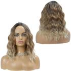 Lace Wig Modelo Yasmin Cabelo Fibra Orgânica Premium Natural