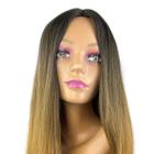 Lace Wig Peruca Lisa Longa 70 Cm Cabelo Fibra Premium + Cap