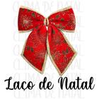 Laço Grande Texturizado para Enfeite de Natal Vermelho e Dourado decoração natalina papai noel 