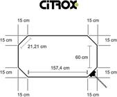 Laço indutivo e detector de massa metálica citrox 1.90 x 0.80m