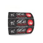 Lacre para Delivery Sushi 100x30 mm Milheiro