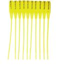 Lacre para malote SL amarelo 23 cm KAZ ( Pacote com 100 unidades)