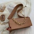 Ladies Chain Portátil Box Bag, Fashion Shoulder Bag Simples