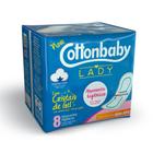 Lady cottonbaby absorvente suave de 8 unidades