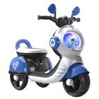 Lambreta Motinha Elétrica Mini Moto Infantil Crianças Azul Astronauta Espacial A Bateria 6V - Car Kids