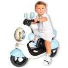 Lambreta Motinha Elétrica Mini Moto Infantil Crianças Azul
