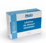 Lâmina de Bisturi Aço Inoxidável - Caixa com 100 Unidades (Kit com 10 Caixas) - Medix