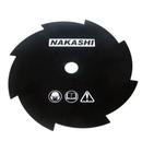 Lamina Disco Rocadeira 8 Dentes 255mm Furo 25,4mm - Nakashi