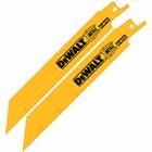 Lâmina para Serra Sabre Bi-Metal para Metais 6" 14 TPI 2 Peças - DW4808-2 - DEWALT