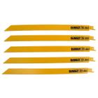 Lâmina Serra Sabre Metal 12 Pol Kit 5 Peças Dewalt DW4838