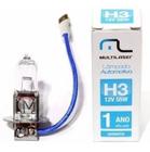 Lâmpada Automotiva Multilaser H3 12v 55w 3200k Comum Au803