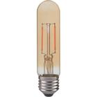 Lâmpada Avant Led Tubular Retrô T30 Ambar Bivolt