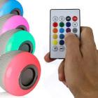 Lâmpada Bluetooth Led Caixa De Som Com Controle Rgb Musical