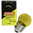 Lampada Bolinha Thompson 7Wx127V Amarela - Kit C/10 Peca