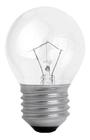 Lâmpada Bolinha Transparente (clara) E27 15w 127V Branco Quente
