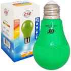 Lâmpada Bulbo Led Cor Verde 7W E27 Bivolt