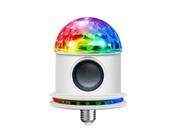 Lampada Caixa Som Bluetooth 6W Luz Led Colorida - Lt-Ct022 - Lotus