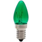 Lampada Chupeta Brasfort 07Wx127 Verde E14 8498 - Kit C/25