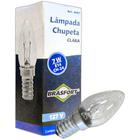 Lampada Chupeta Brasfort 7Wx127V. E14 Clara - Kit C/25 Peca