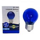 Lampada Colorida Brasfort 15Wx127V. Azul . / Kit C/ 25 Peças