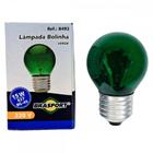 Lampada Colorida Brasfort 15Wx220V. Verde ./ Kit Com 25 Peças